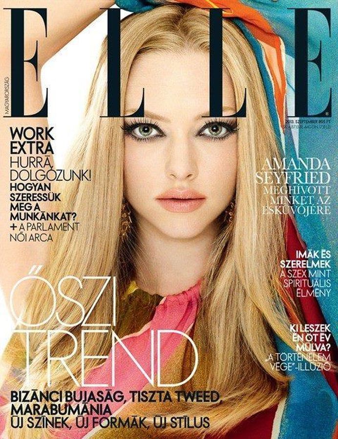 ELLE HUNGARY magazine side cover  September 2013