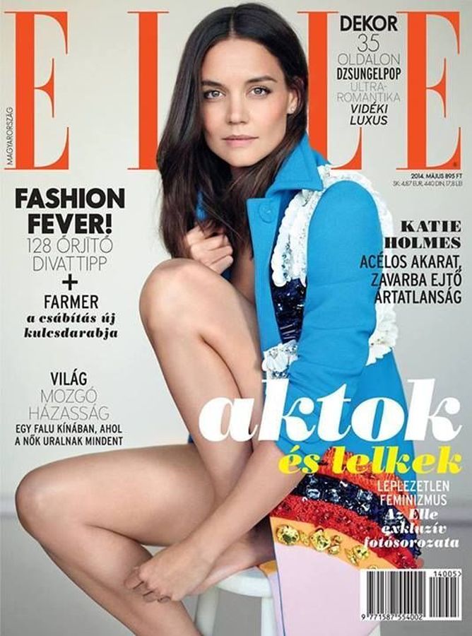 ELLE HUNGARY magazine side cover  May 2014
