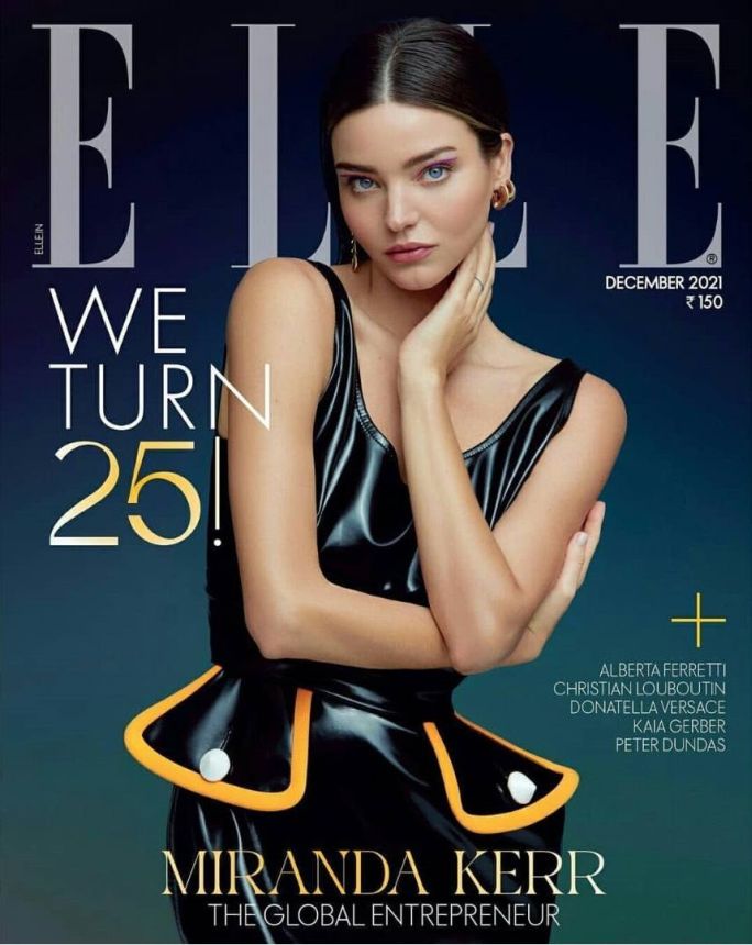 ELLE INDIA magazine side cover  December 2021