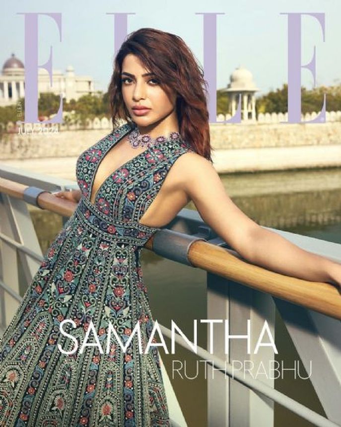 ELLE INDIA magazine side cover  July 2024
