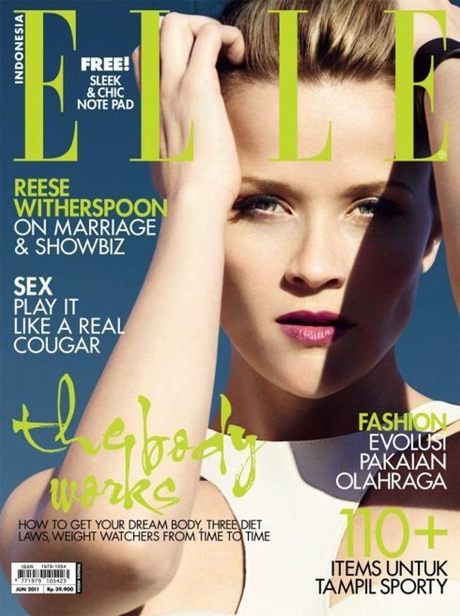 ELLE INDONESIA magazine side cover  June 2011