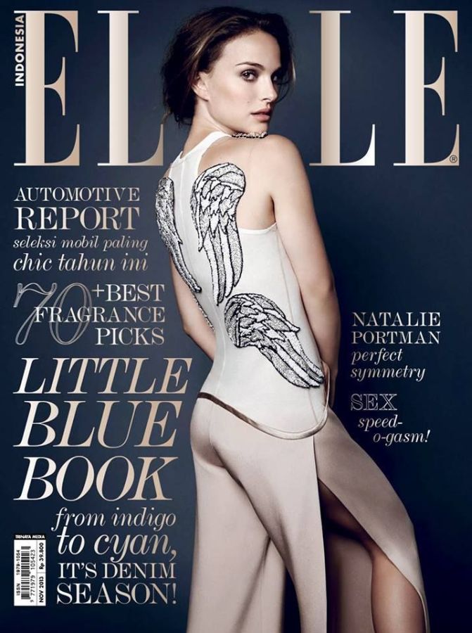 ELLE INDONESIA magazine side cover  November 2013