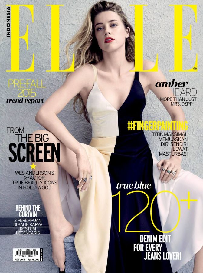 ELLE INDONESIA magazine side cover  August 2015