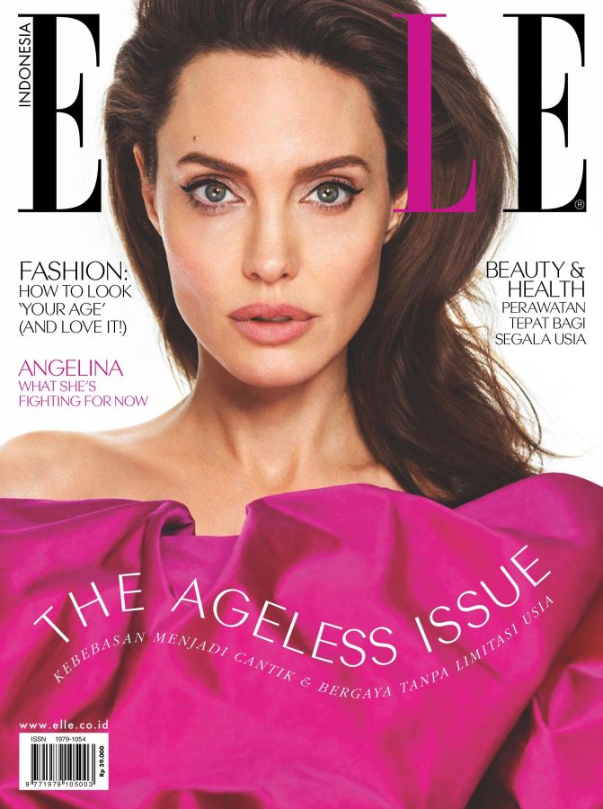 ELLE INDONESIA magazine side cover  April 2018