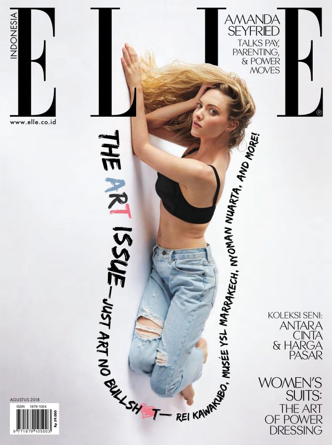 ELLE INDONESIA magazine side cover  August 2018