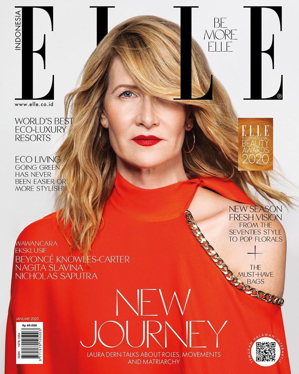 ELLE INDONESIA magazine side cover  January 2020