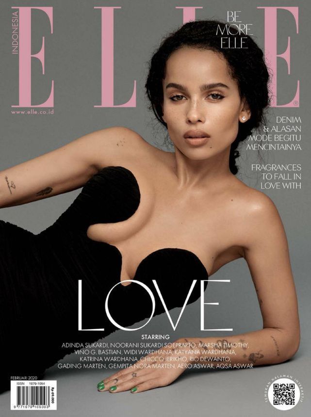 ELLE INDONESIA magazine side cover  February 2020