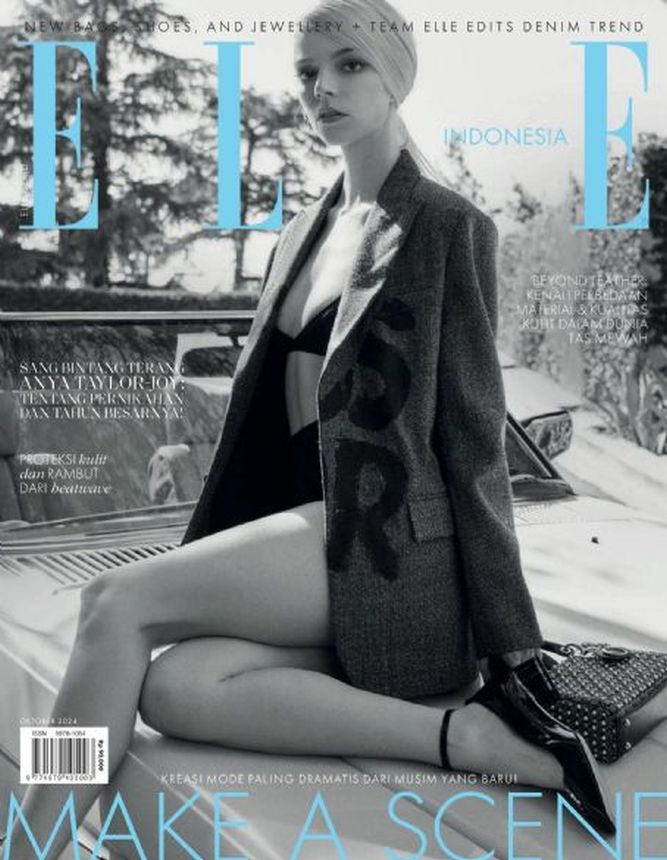 ELLE INDONESIA magazine side cover  October 2024