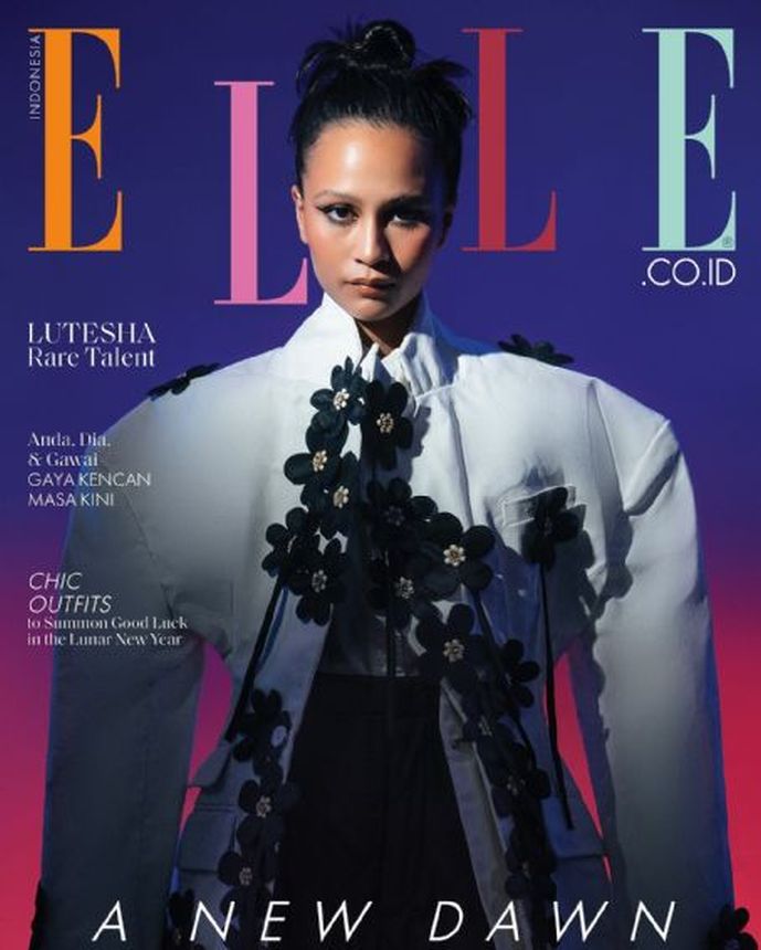 ELLE INDONESIA magazine side cover  January 2025