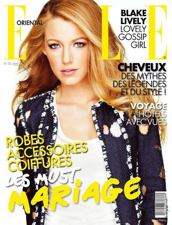 ELLE LEBANON magazine side cover Issue 52  April 2011