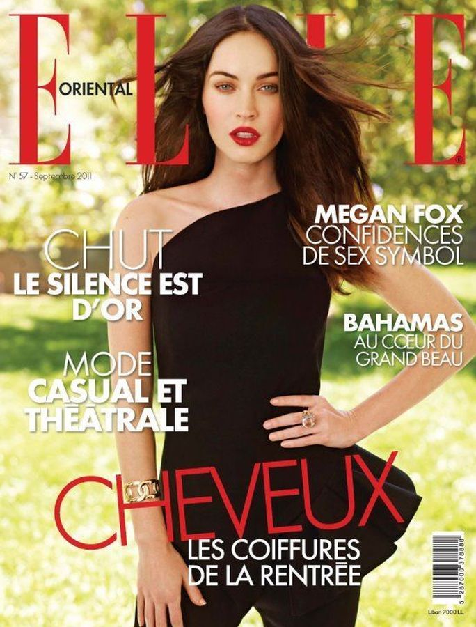 ELLE LEBANON magazine side cover Issue 57  September 2011