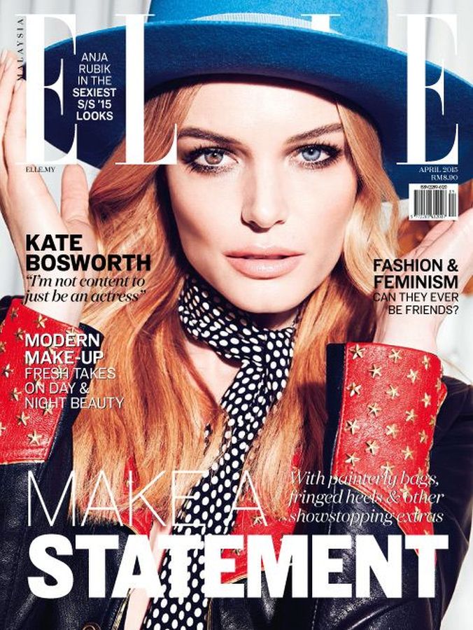 ELLE MALAYSIA magazine side cover  April 2015