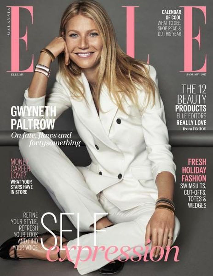 ELLE MALAYSIA magazine side cover  January 2017