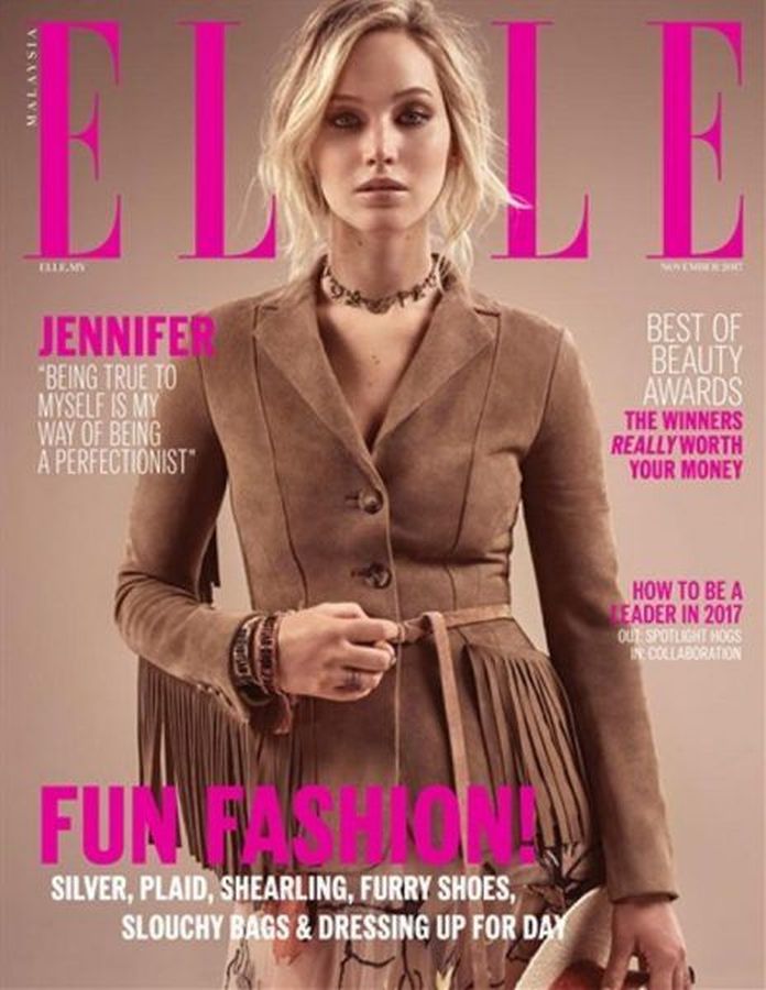 ELLE MALAYSIA magazine side cover  November 2017