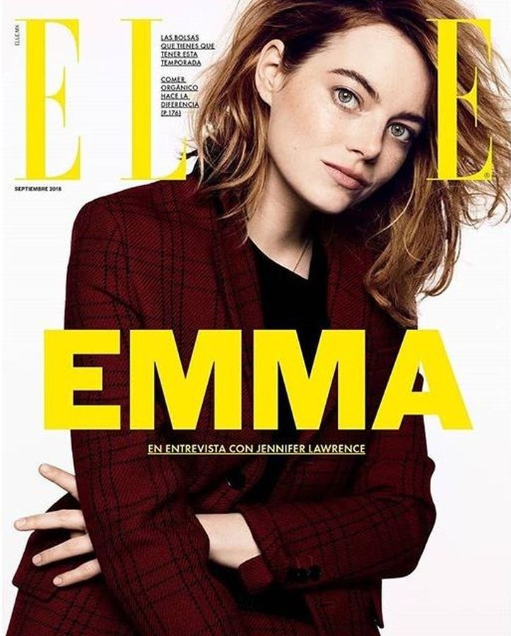 ELLE MEXICO magazine side cover  September 2018