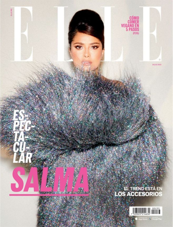 ELLE MEXICO magazine side cover  July 2021