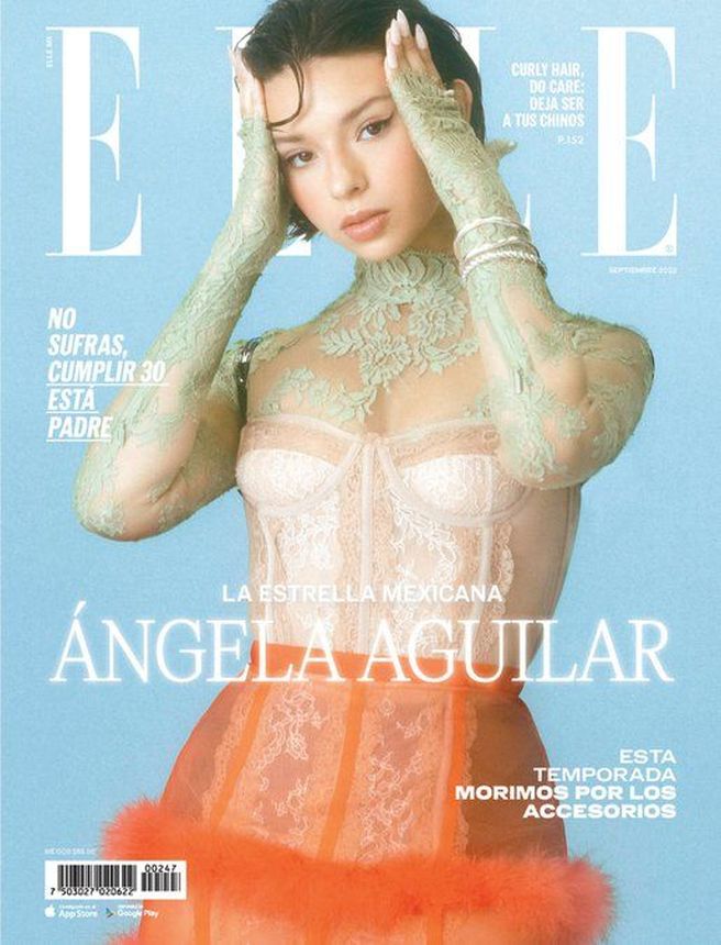 ELLE MEXICO magazine side cover  September 2022
