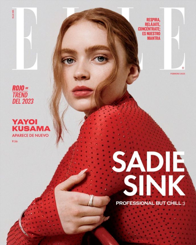ELLE MEXICO magazine side cover  February 2023