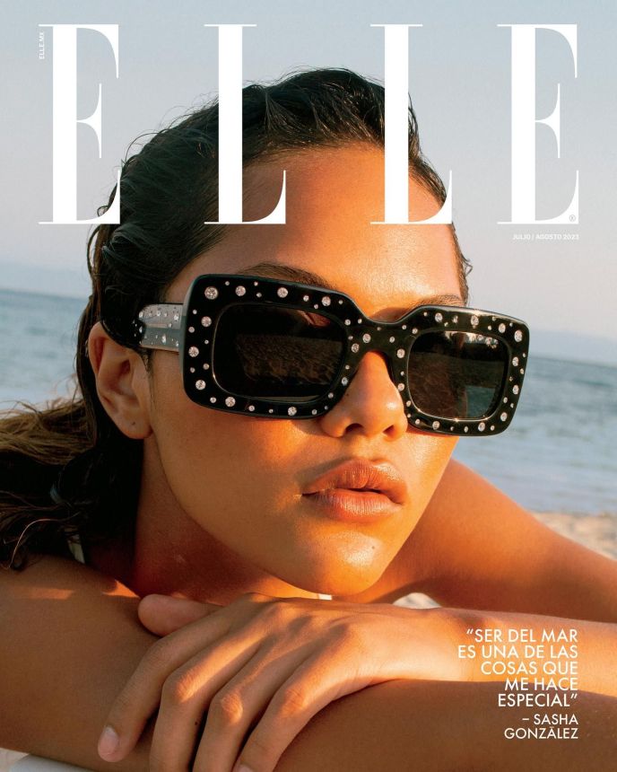 ELLE MEXICO magazine side cover  July/August 2023