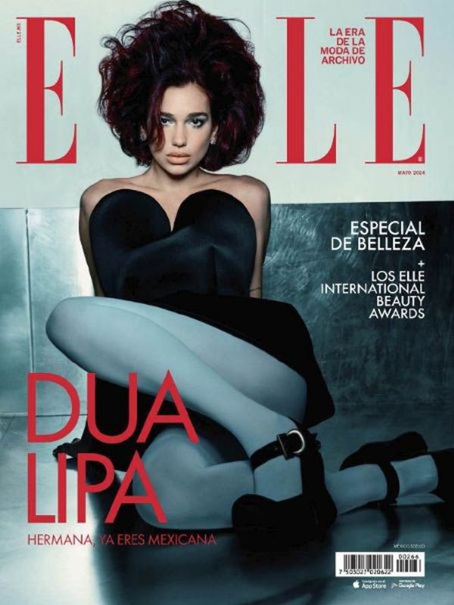 ELLE MEXICO magazine side cover  May 2024