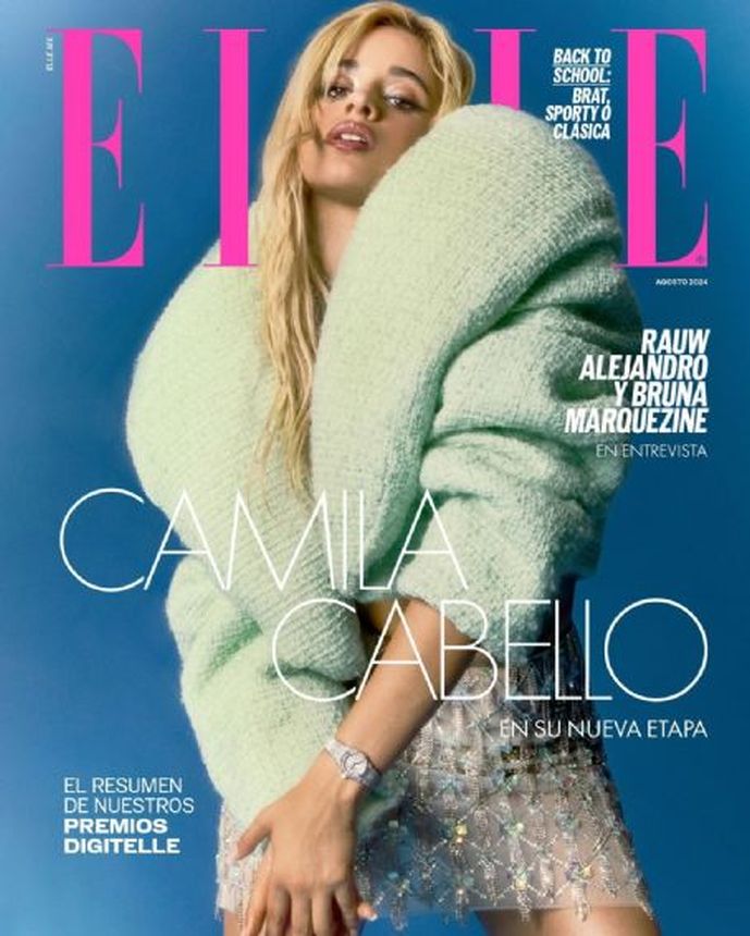 ELLE MEXICO magazine side cover  August 2024