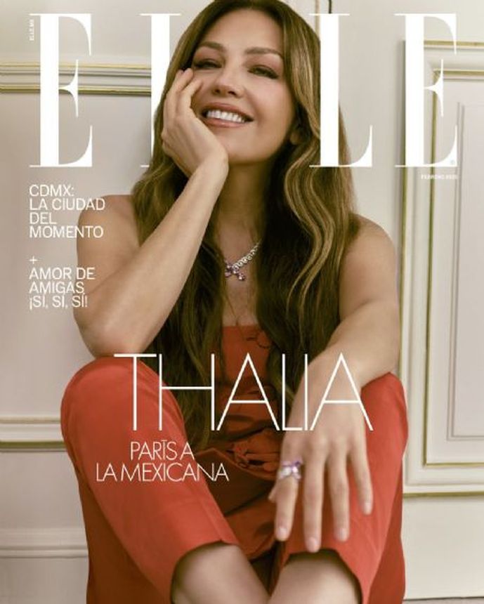 ELLE MEXICO magazine side cover  February 2025