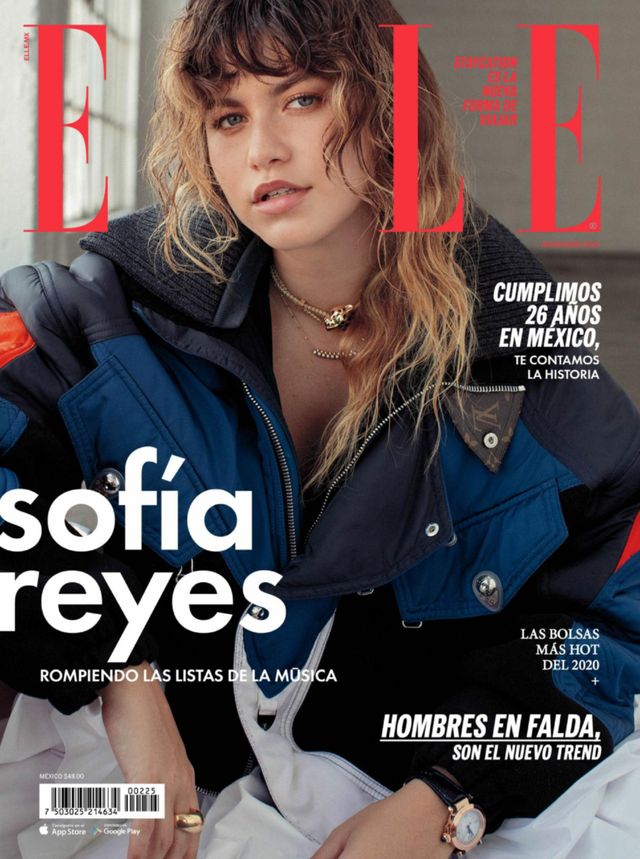 ELLE MEXICO magazine side cover  November 2020