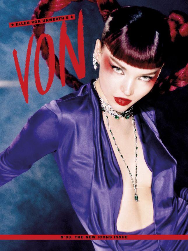 ELLEN VON UNWERTHS VON magazine side cover Issue 3   2023