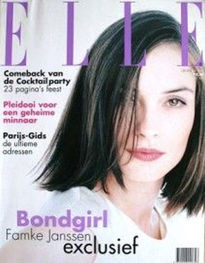 ELLE NETHERLANDS magazine side cover  December 1995