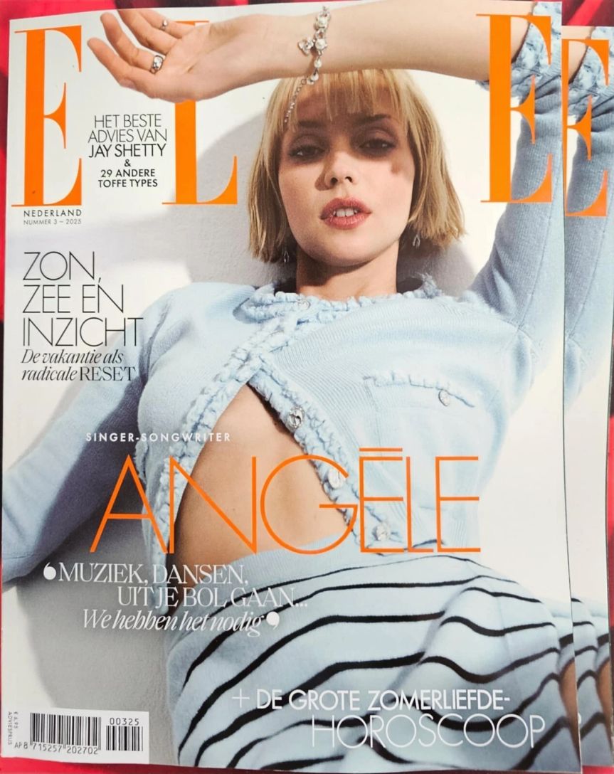 ELLE NETHERLANDS magazine side cover  March 2025