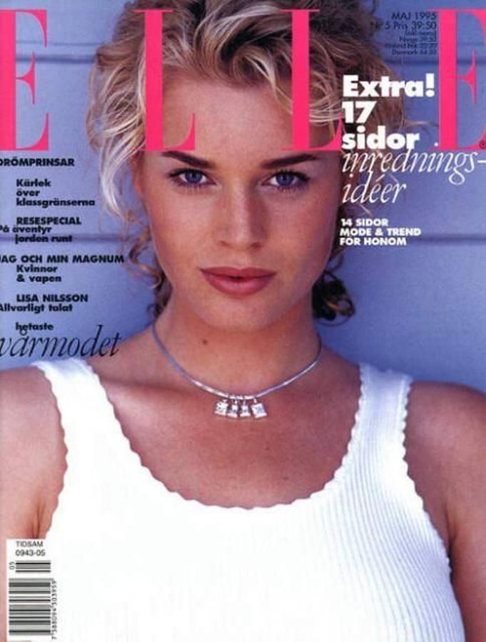 ELLE NORWAY magazine side cover  May 1995