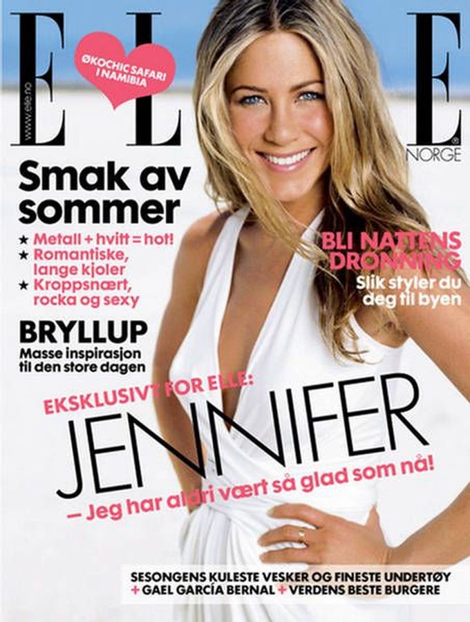 ELLE NORWAY magazine side cover  May 2009