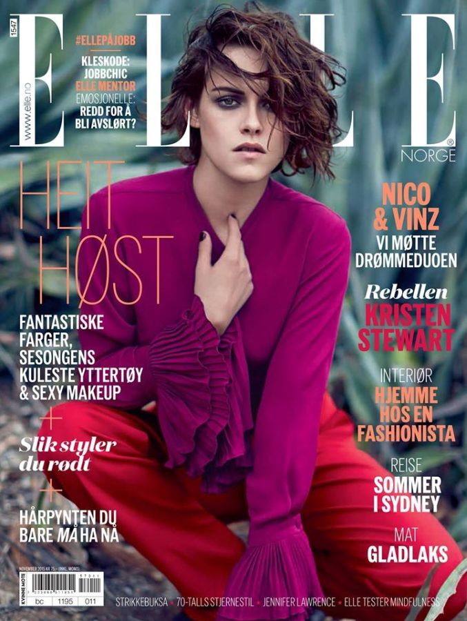 ELLE NORWAY magazine side cover  November 2015
