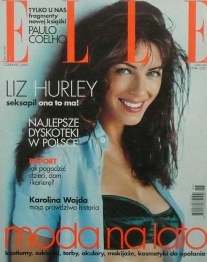 ELLE POLAND magazine side cover  June 2000