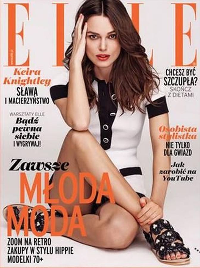 ELLE POLAND magazine side cover  May 2015
