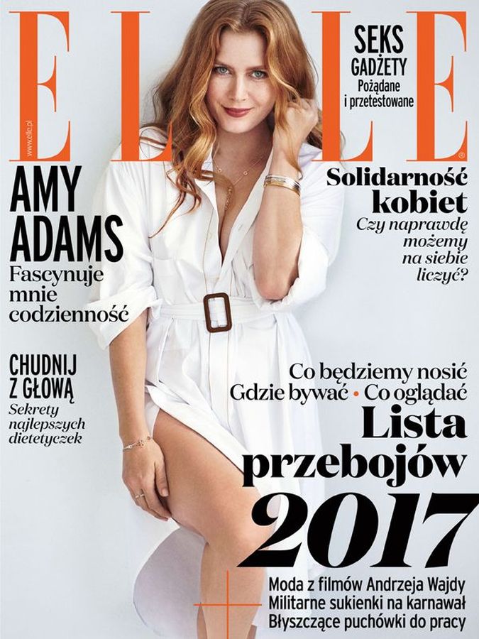 ELLE POLAND magazine side cover  January 2017