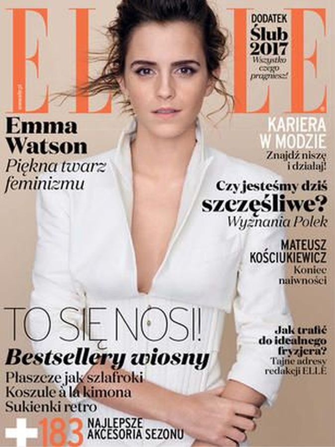 ELLE POLAND magazine side cover  May 2017