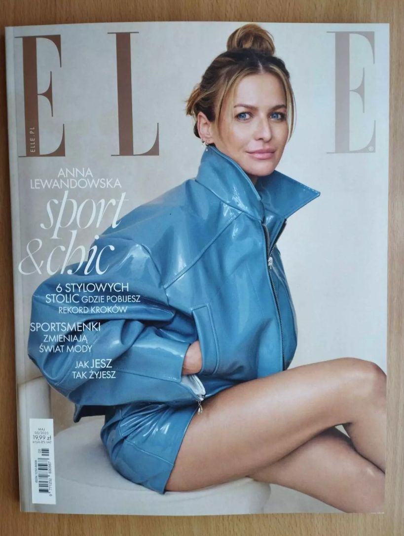 ELLE POLAND magazine side cover  May 2025