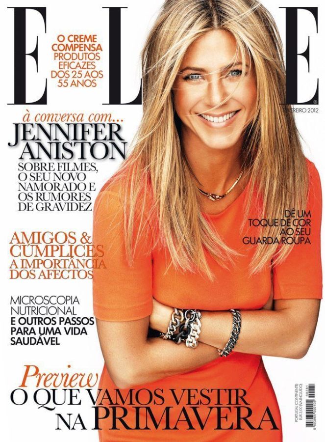 ELLE PORTUGAL magazine side cover  February 2012