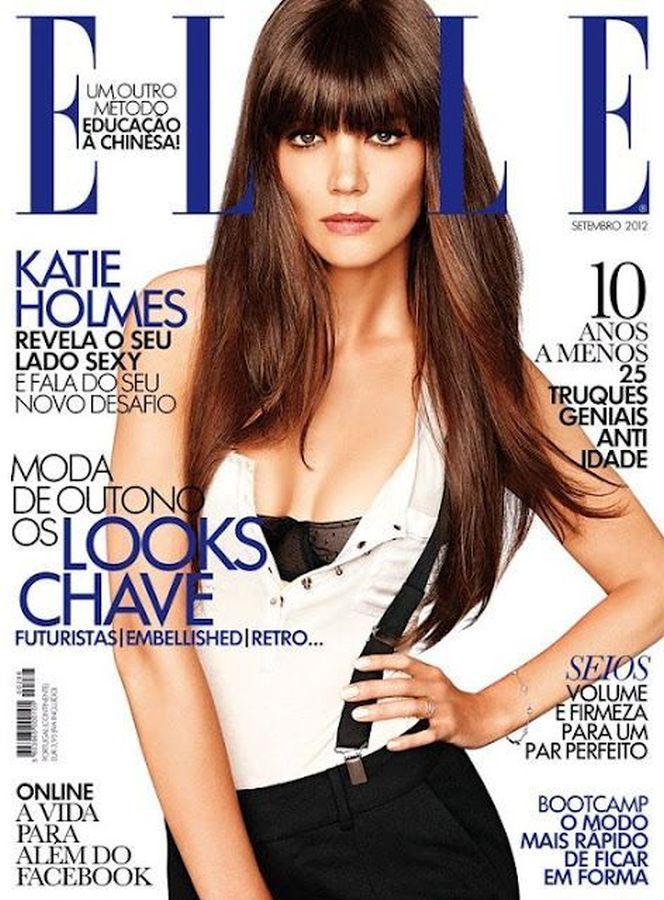 ELLE PORTUGAL magazine side cover  September 2012