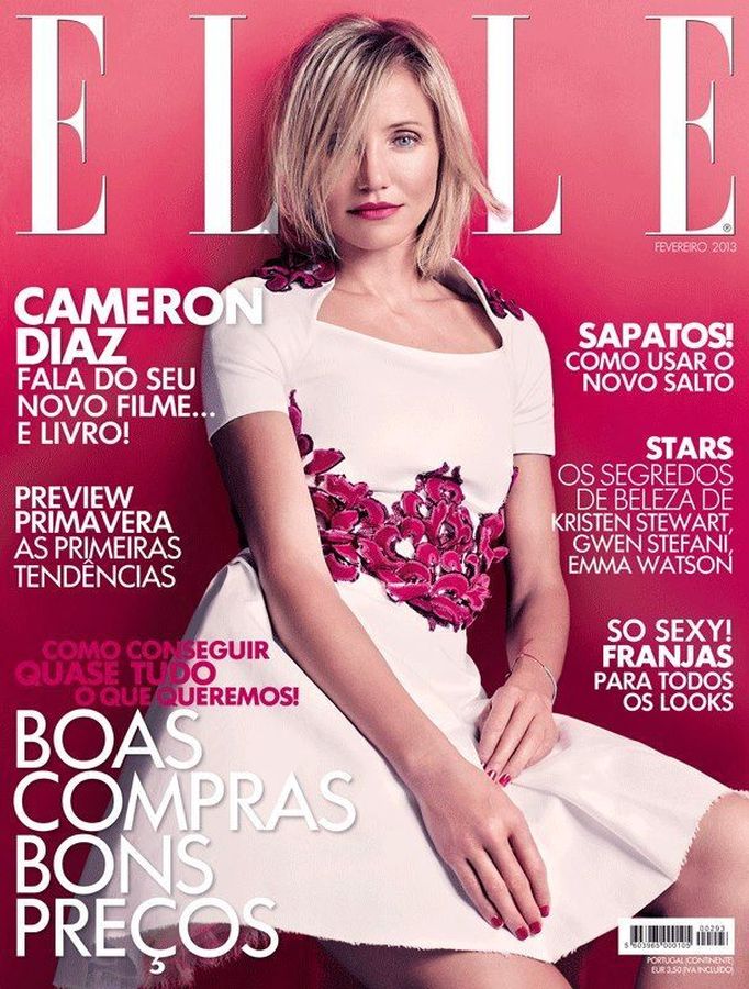 ELLE PORTUGAL magazine side cover  February 2013