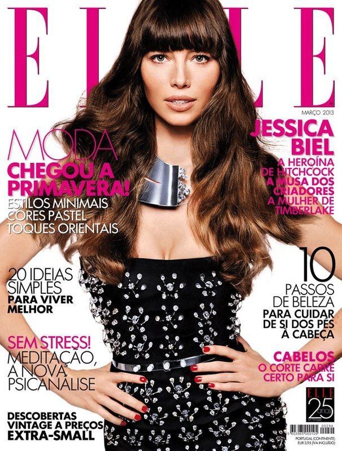 ELLE PORTUGAL magazine side cover  March 2013