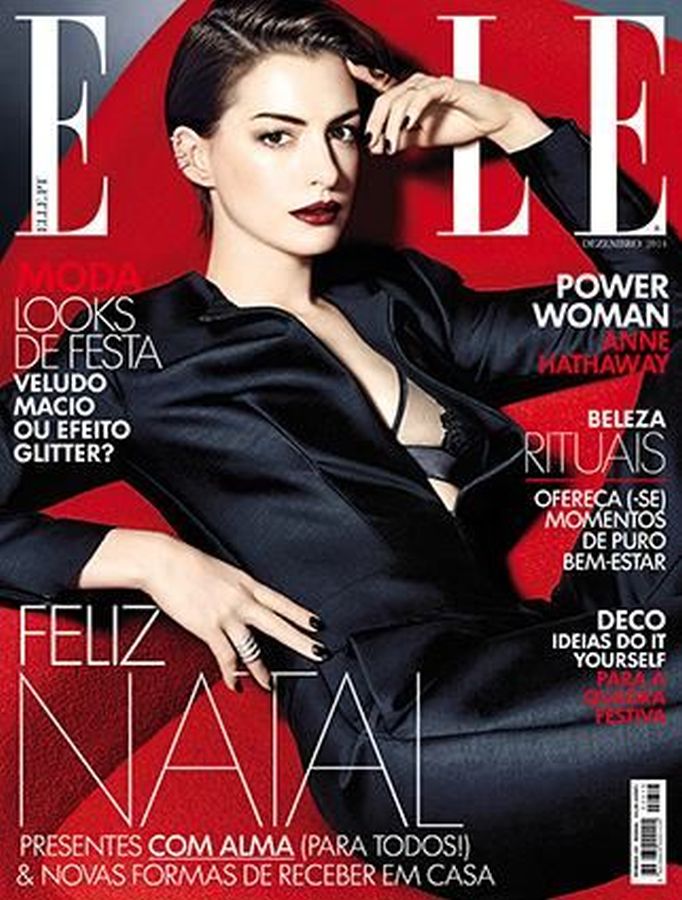 ELLE PORTUGAL magazine side cover  December 2014