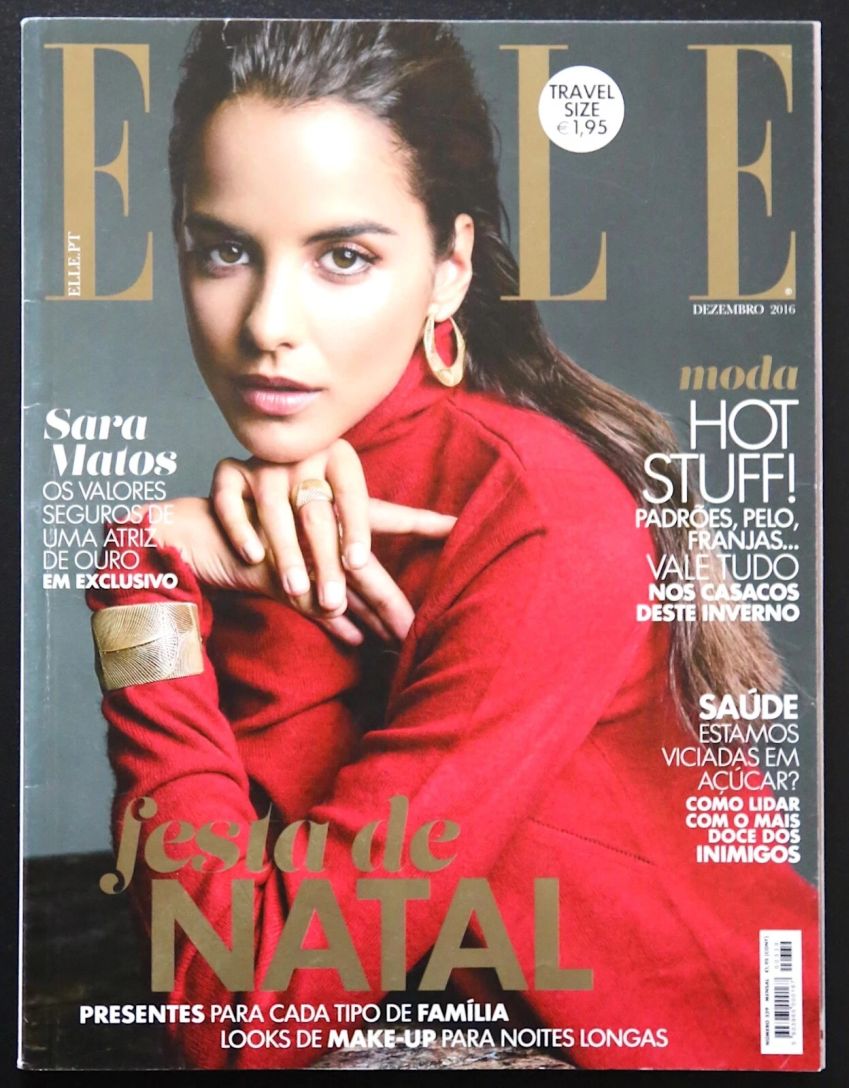 ELLE PORTUGAL magazine side cover  December 2016