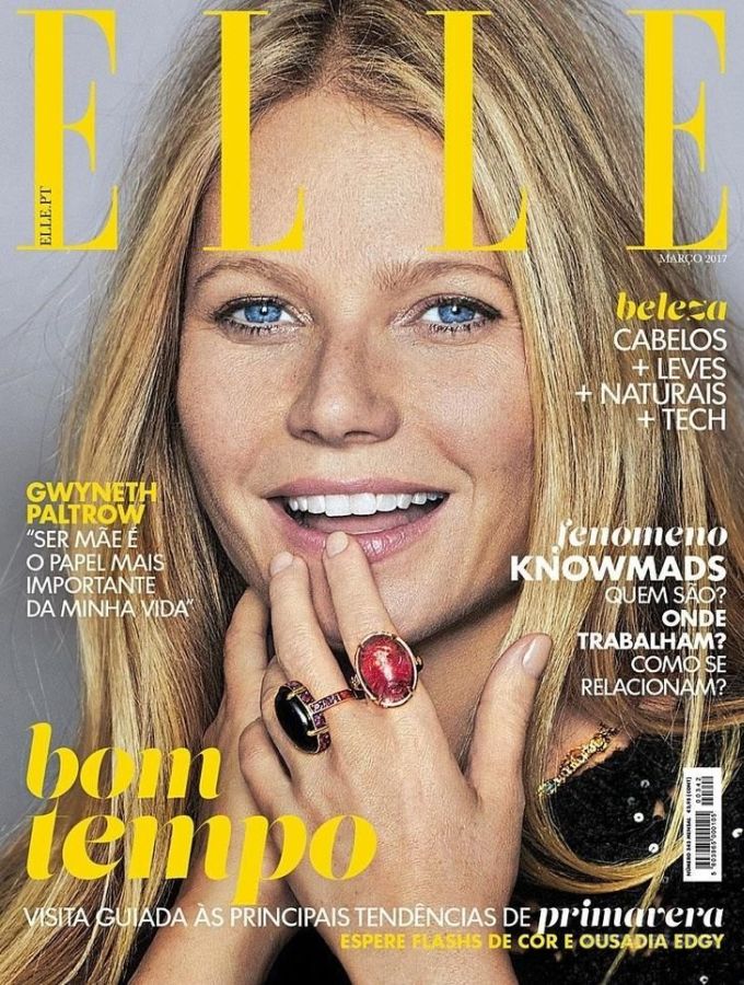 ELLE PORTUGAL magazine side cover  March 2017