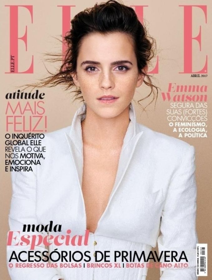 ELLE PORTUGAL magazine side cover  April 2017