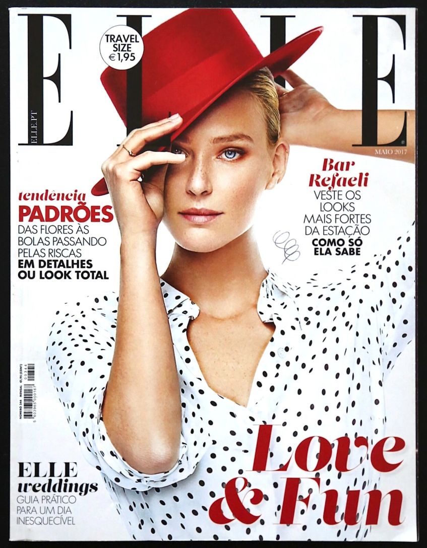 ELLE PORTUGAL magazine side cover  May 2017