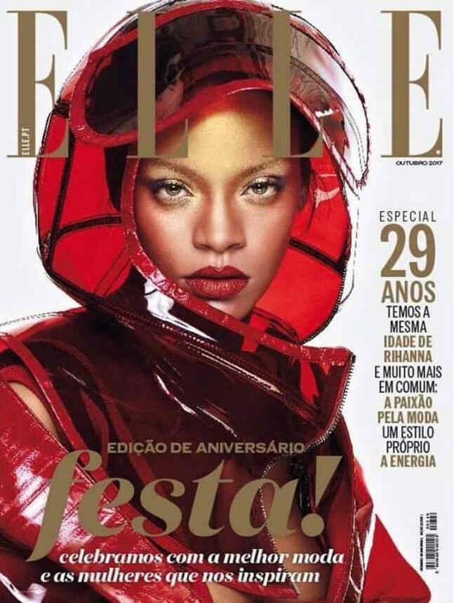 ELLE PORTUGAL magazine side cover  October 2017