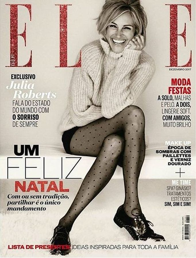 ELLE PORTUGAL magazine side cover  December 2017