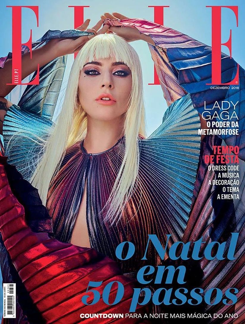 ELLE PORTUGAL magazine side cover  December 2018